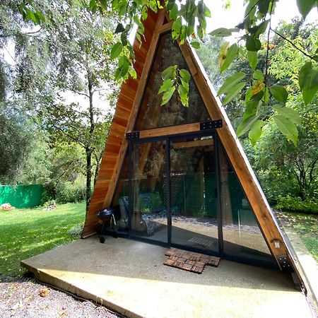 Cabanas Alpina, Romantica Y Acogedora A 10 Minutos Del Centro Tepoztlán Dış mekan fotoğraf