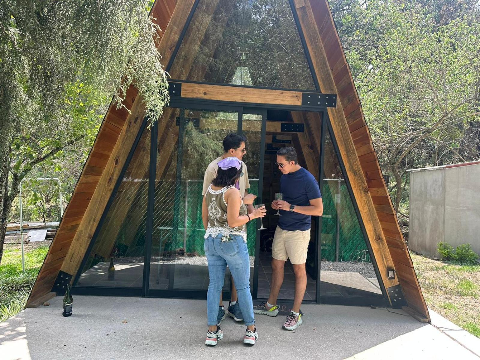 Cabanas Alpina, Romantica Y Acogedora A 10 Minutos Del Centro Tepoztlán Dış mekan fotoğraf